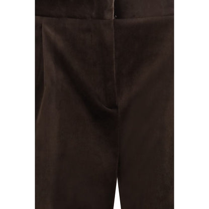 Brown Cotton Pants
