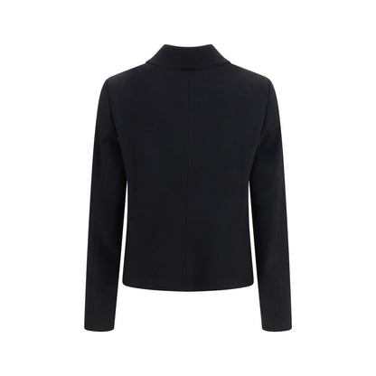 Black Wool Oves Aries Full-Length Jacket