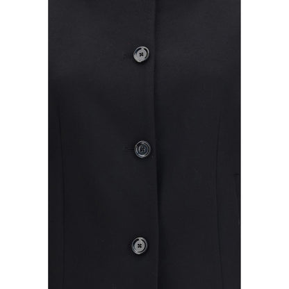 Black Wool Oves Aries Full-Length Jacket