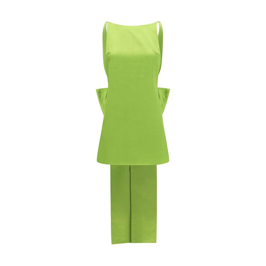 Bicolor Polyester Casual Dress