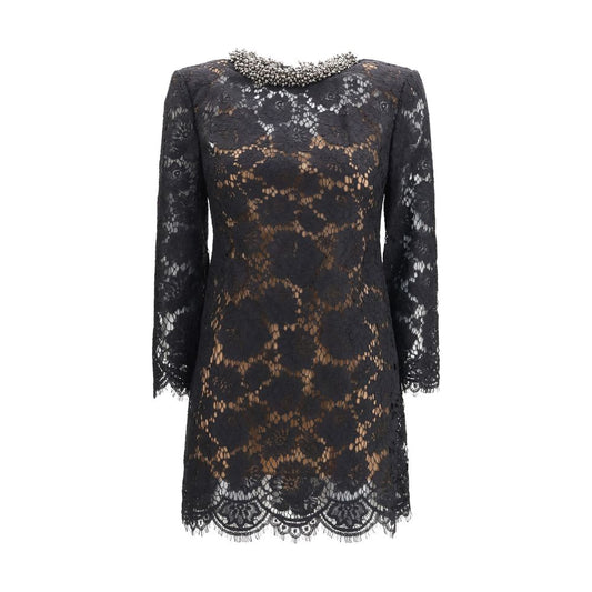 Black Polyamide Casual Dress