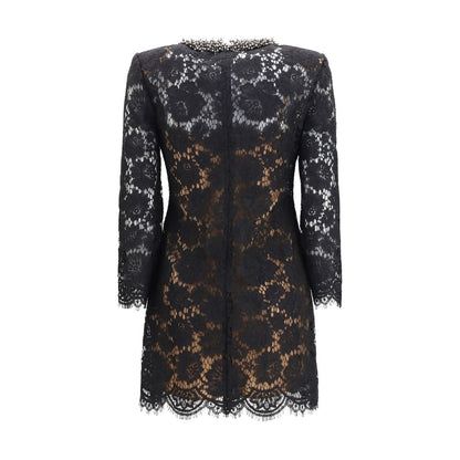 Black Polyamide Casual Dress