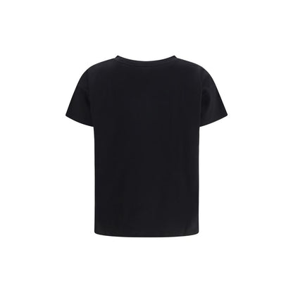 Black Cotton T-Shirt