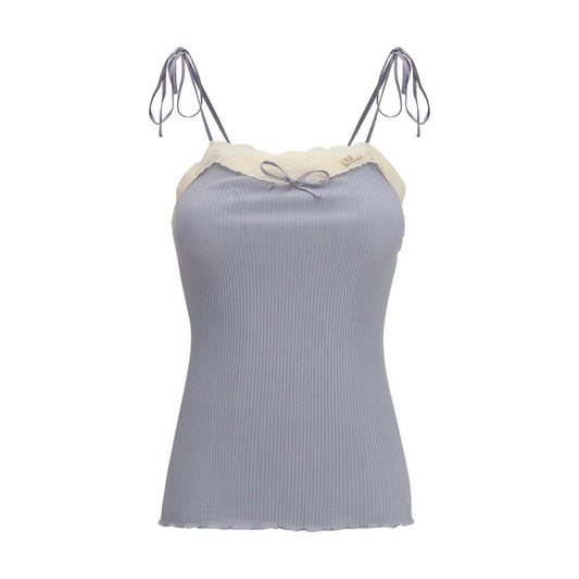 Blue Cashmere T-Shirt