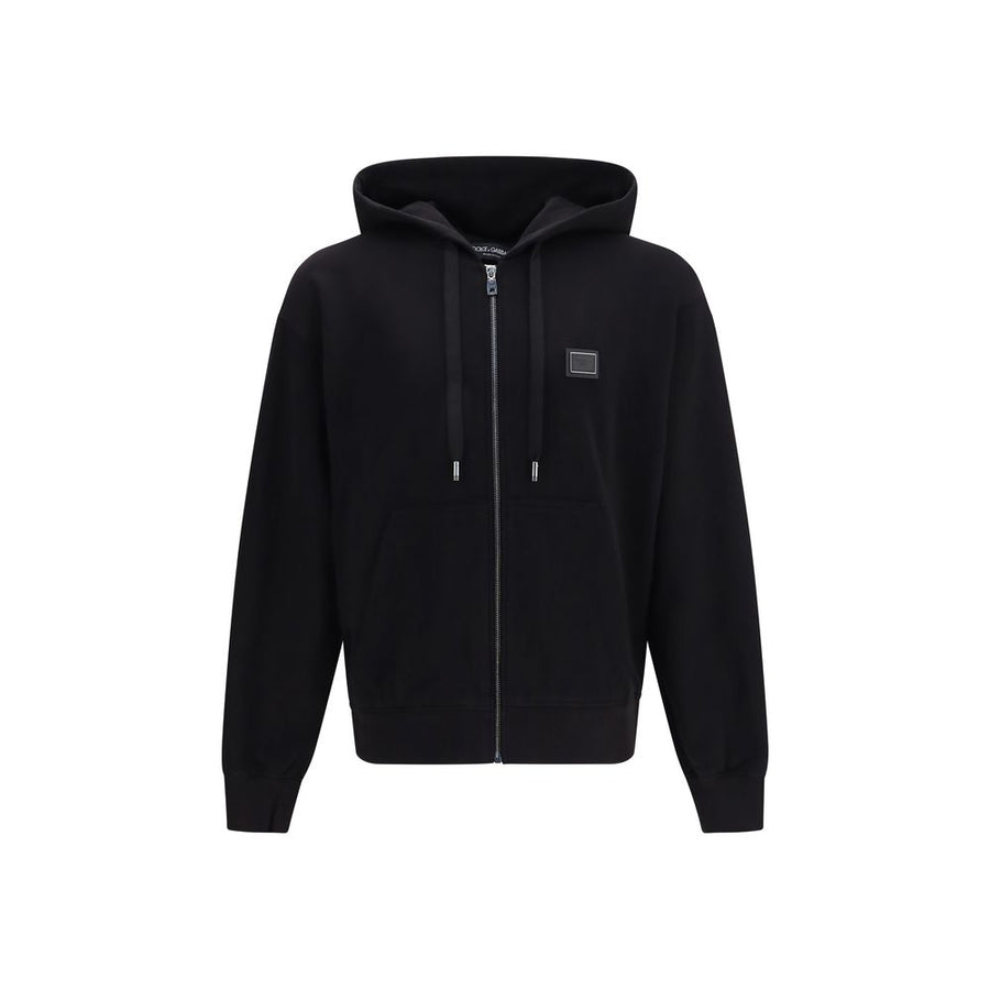 Black Cotton Sweatshirt