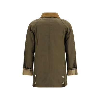 Bicolor Cotton Shell Jacket