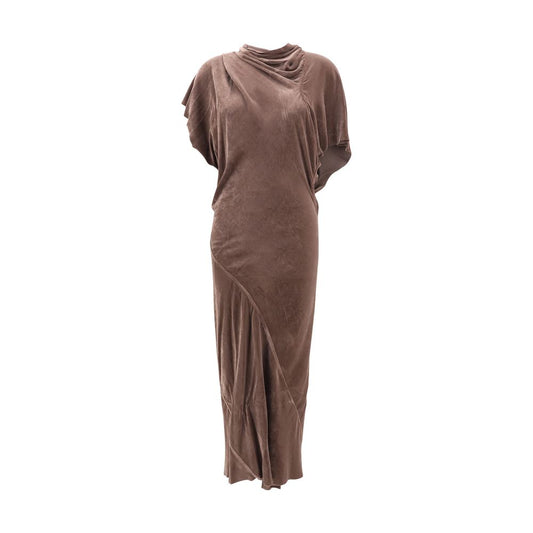 Beige Viscose Casual Dress
