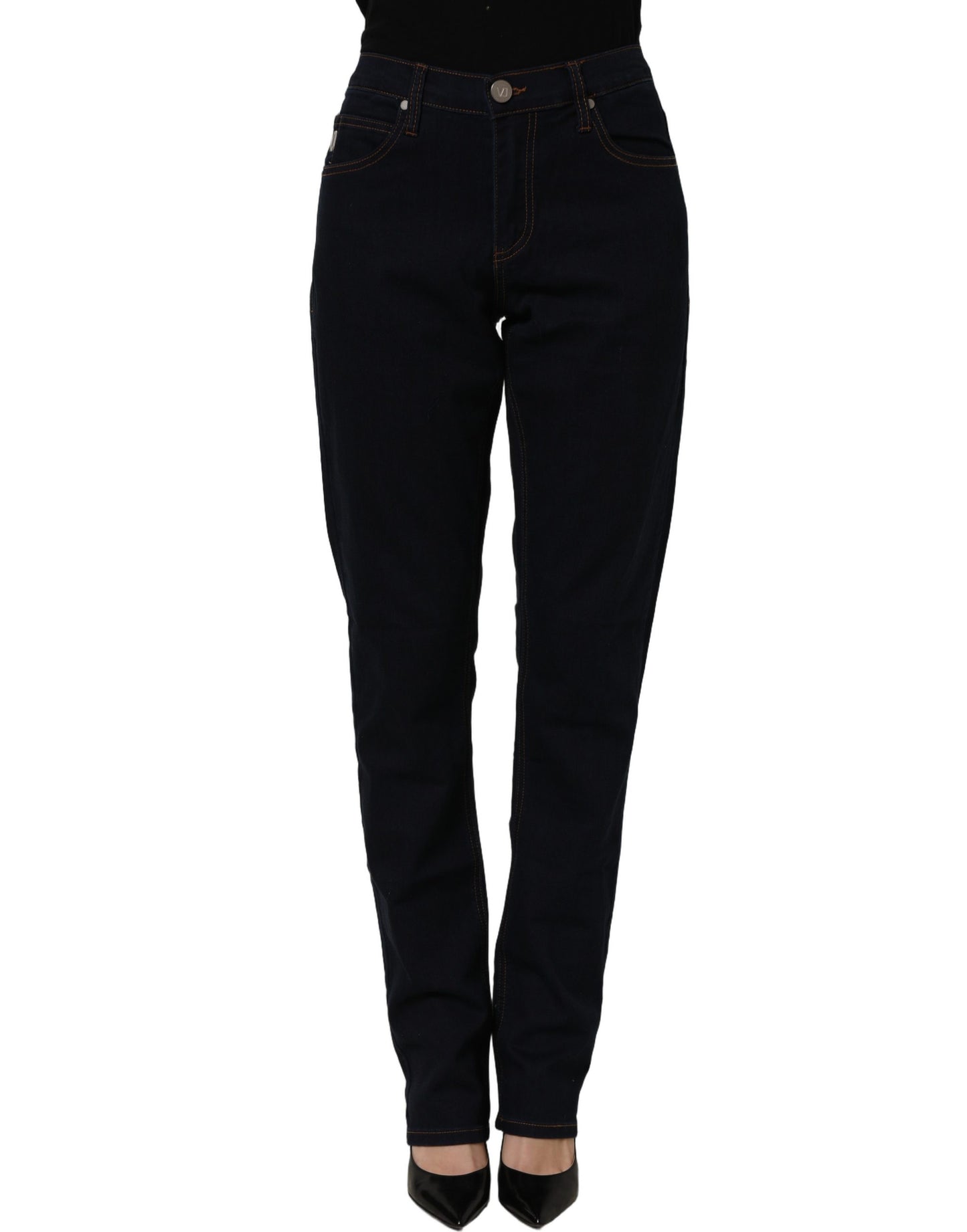Blue High Waist Skinny Denim Trouser Jeans