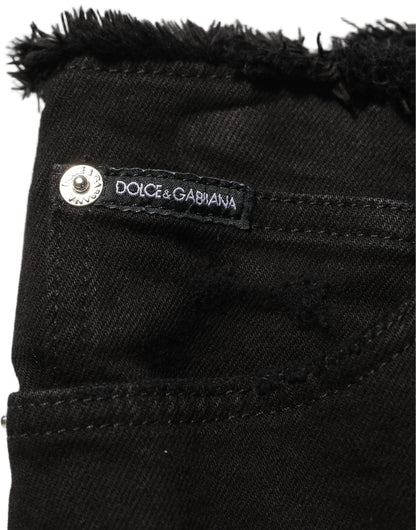 Black Cotton Skinny Denim Trouser Jeans