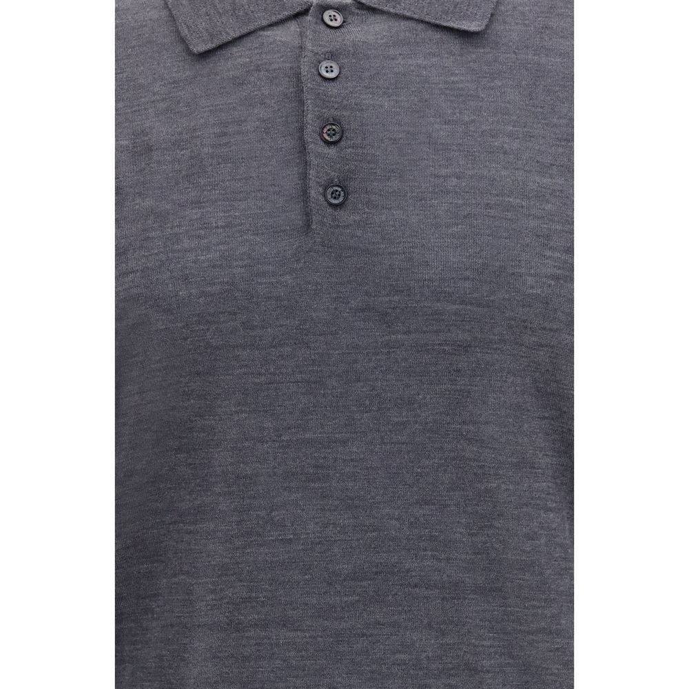 Gray Wool Oves Aries Dress Shirt
