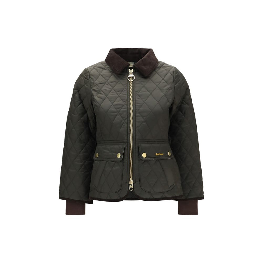 Bicolor Polyamide Full-Length Jacket