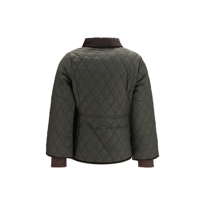 Bicolor Polyamide Full-Length Jacket