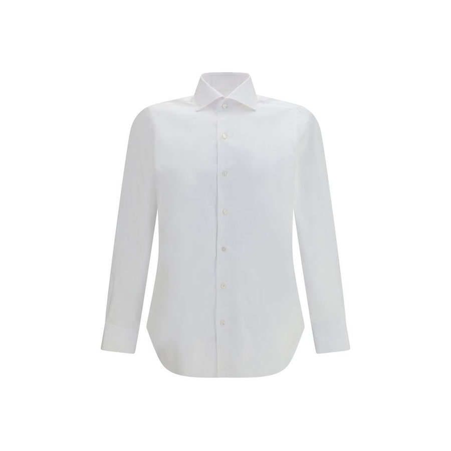 White Cotton Dress Shirt