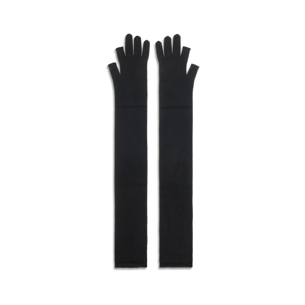 Black Wool Oves Aries Gloves