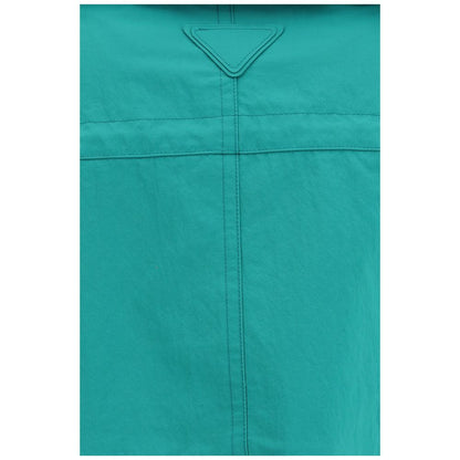 Blue Nylon Coat