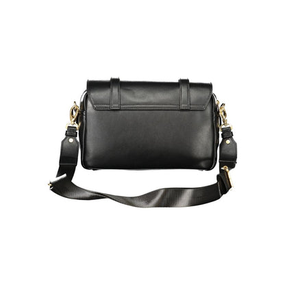 Black Polyurethane Women's Bag