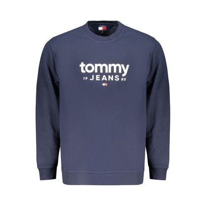 Blue Cotton Men's Sweatshirt