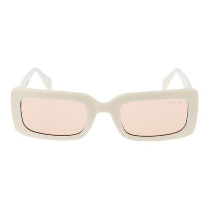 Beige Plastic Sunglasses