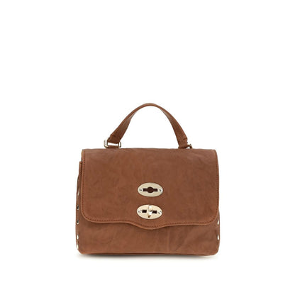 Brown Suede Leather Shoulder Bag