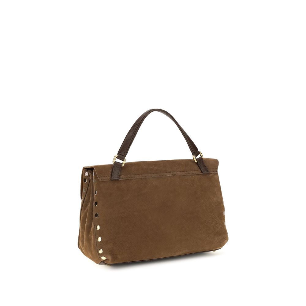 Brown Suede Leather Shoulder Bag