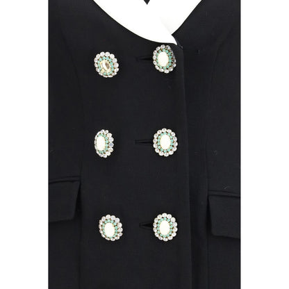 Black Wool Oves Aries Blazer