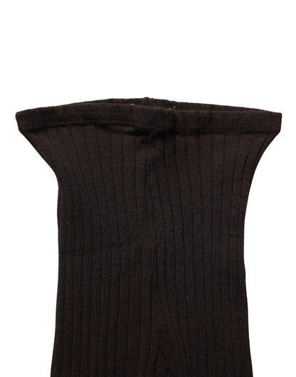 Black Wool Tights Stocking Pantyhose One Size Socks