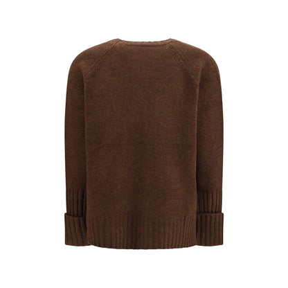 Brown Wool Oves Aries Sweatshirt