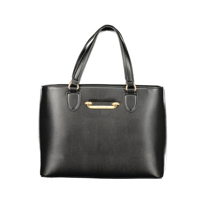 Black Polyurethane Women's Bag
