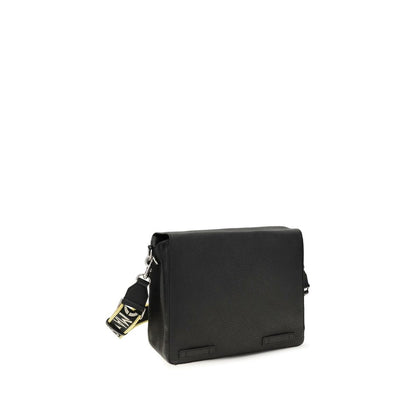 Black Calf Leather Bos Taurus Shoulder Bag