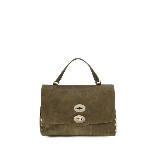 Brown Suede Leather Shoulder Bag