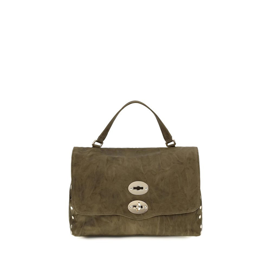 Brown Suede Leather Shoulder Bag