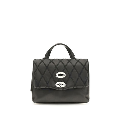 Black Calf Leather Bos Taurus Shoulder Bag