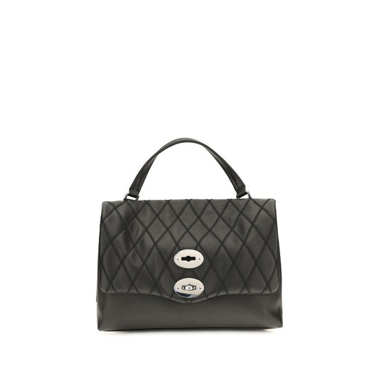 Black Calf Leather Bos Taurus Shoulder Bag