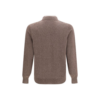 Brown Cashmere Cardigan