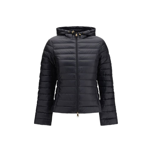 Black Polyamide Full-Length Jacket
