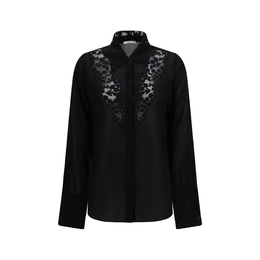 Black Silk Blouse