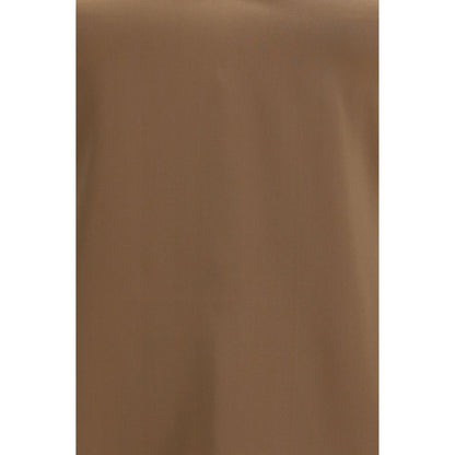 Brown Silk Shirt