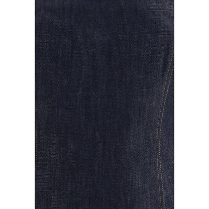 Blue Cotton Bodysuit