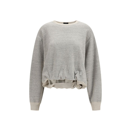 Gray Cotton Sweatshirt
