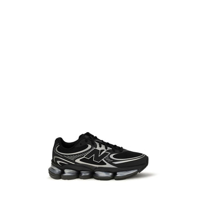 Black Fabric Athletic Sneakers