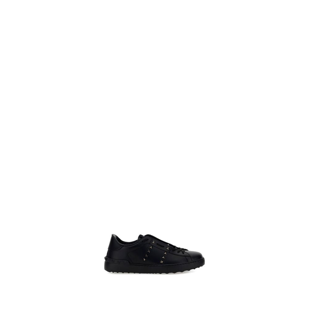Black Calf Leather Bos Taurus Sneakers