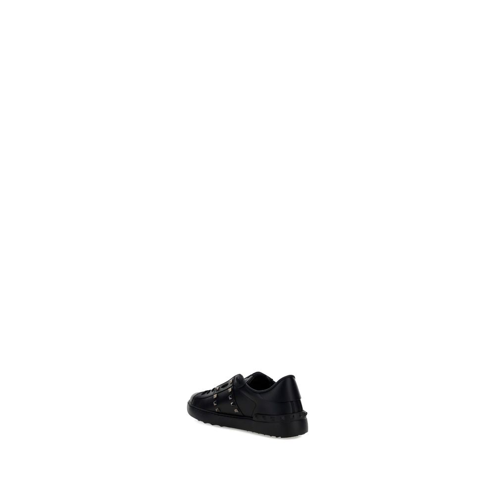 Black Calf Leather Bos Taurus Sneakers