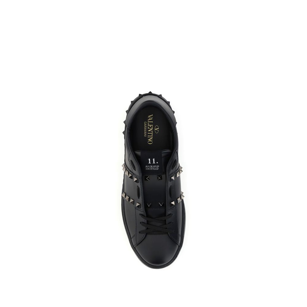 Black Calf Leather Bos Taurus Sneakers