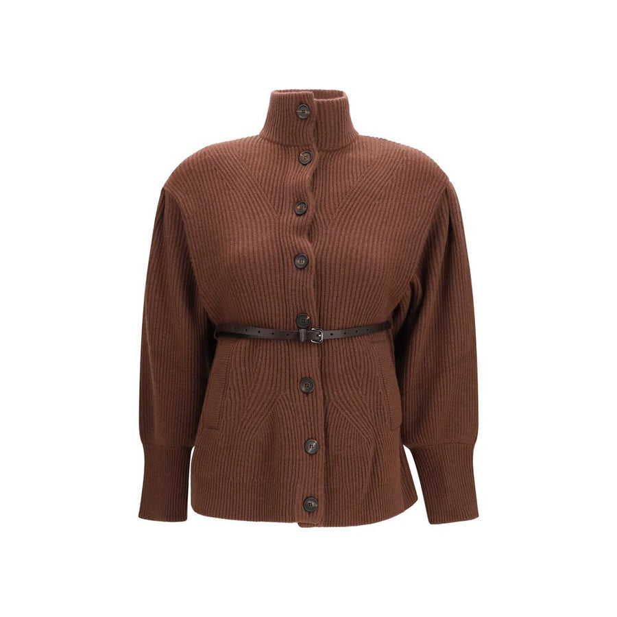Brown Wool Oves Aries Cardigan