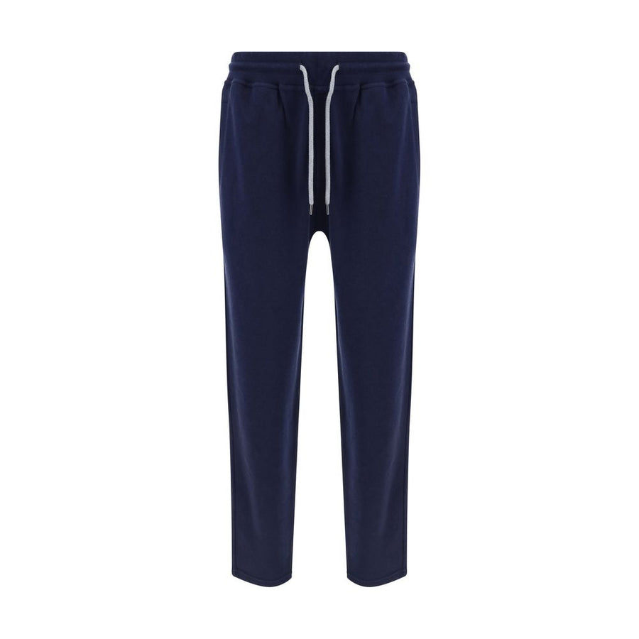 Blue Cotton Joggers (Workout Pants)
