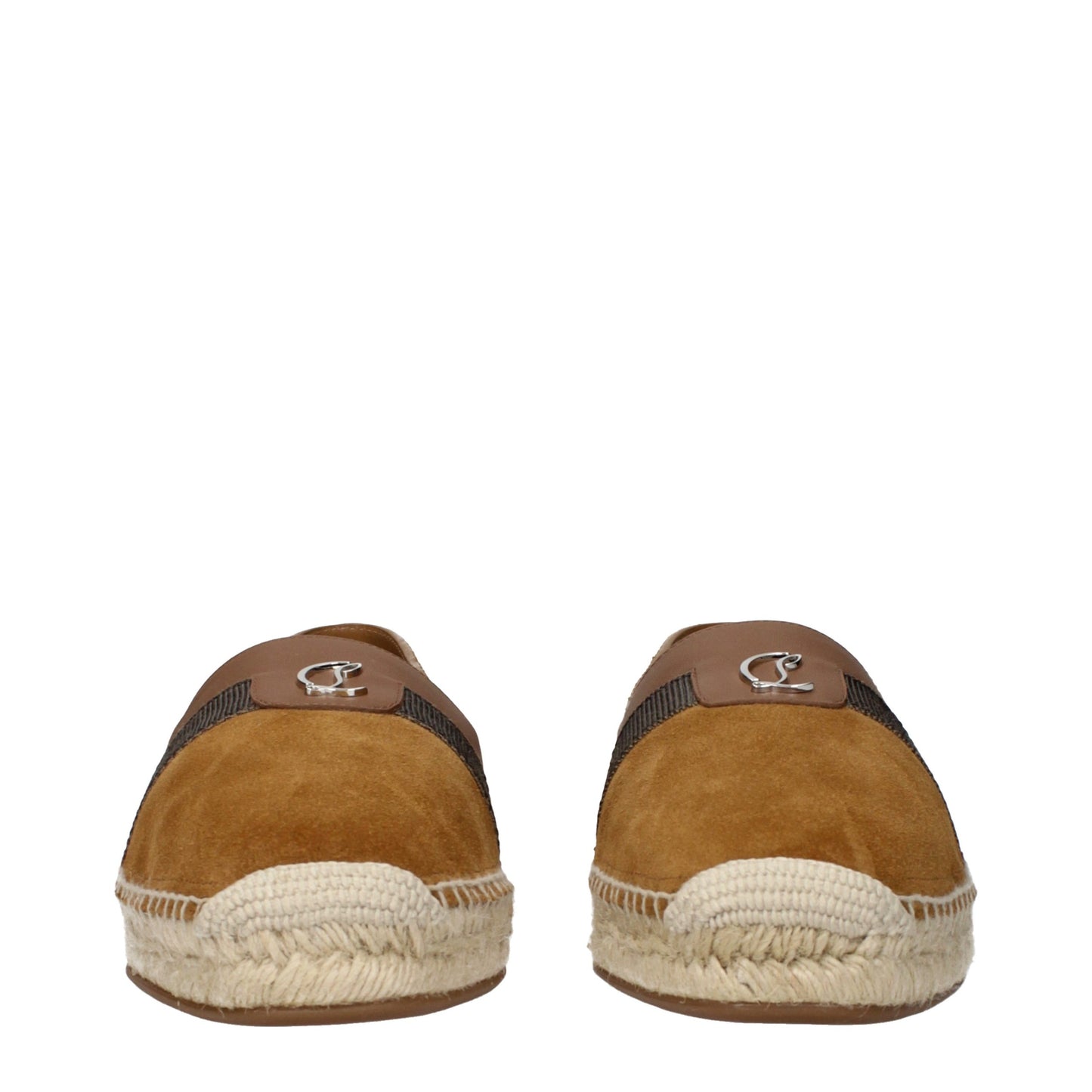 Brown Leather Espadrilles