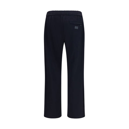 Blue Polyamide Athletic Pants
