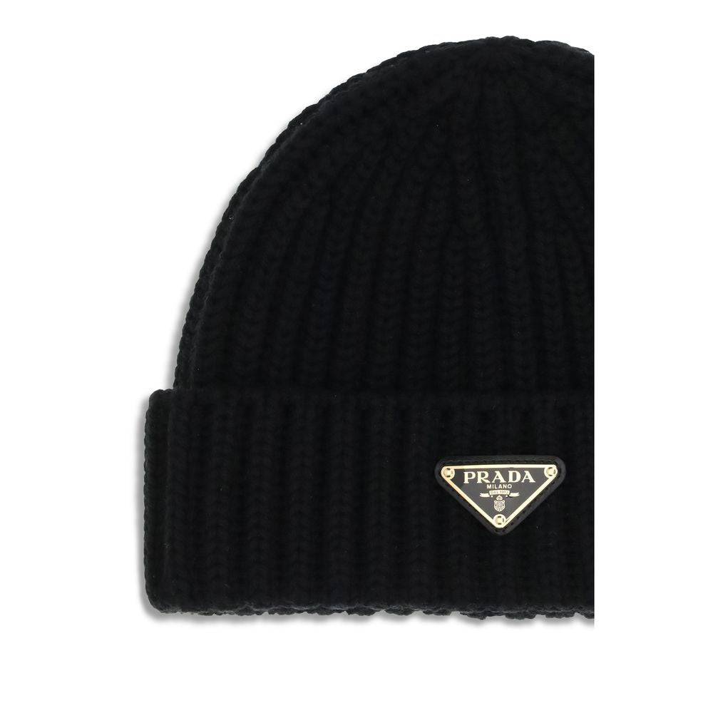 Black Wool Oves Aries Beanie