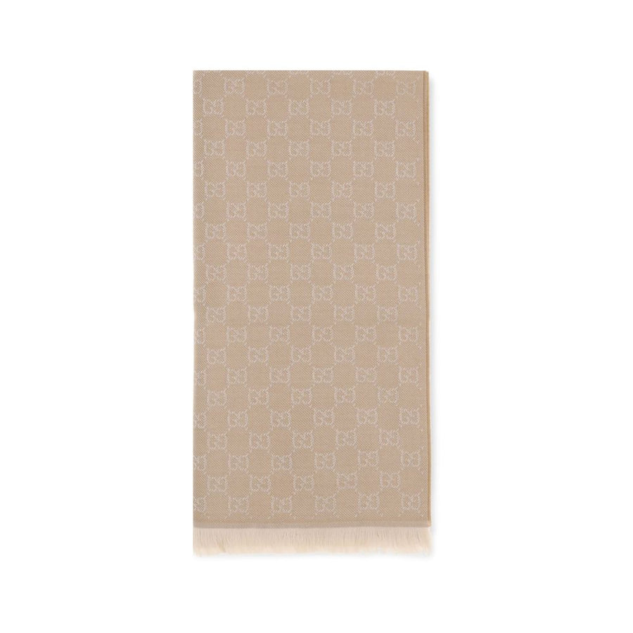 Beige Wool Oves Aries Foulard