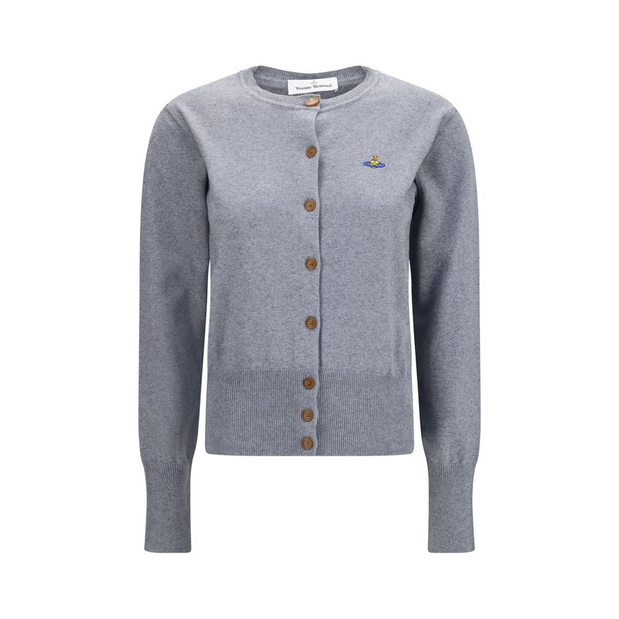 Gray Cotton Cardigan